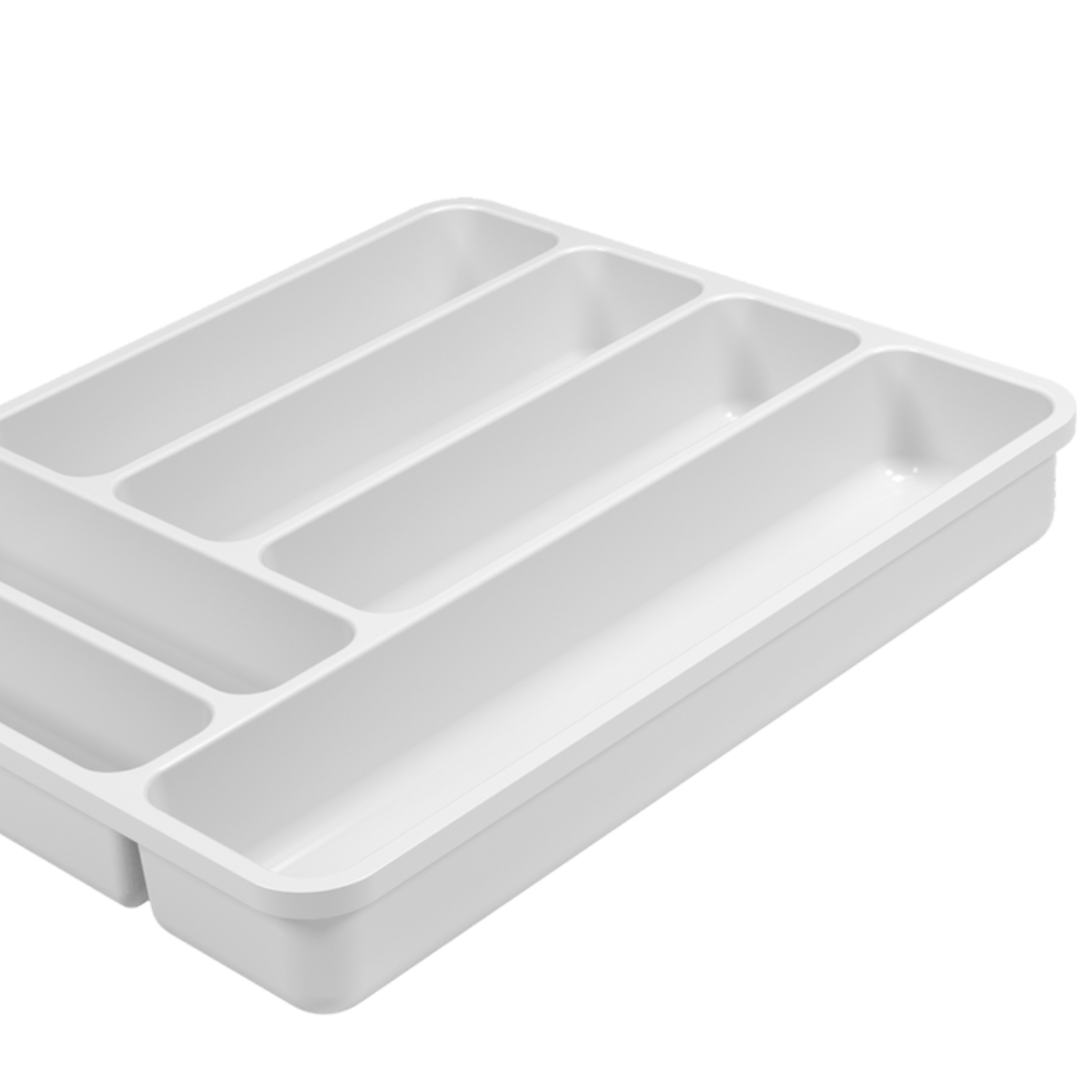 Organizador de Talheres Perfect Branco 35,9cm