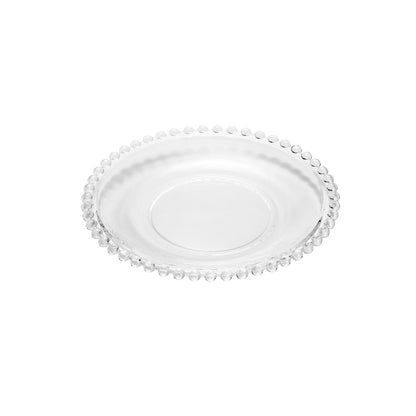 Prato Sobremesa Cristal De Chumbo Pearl 20cm