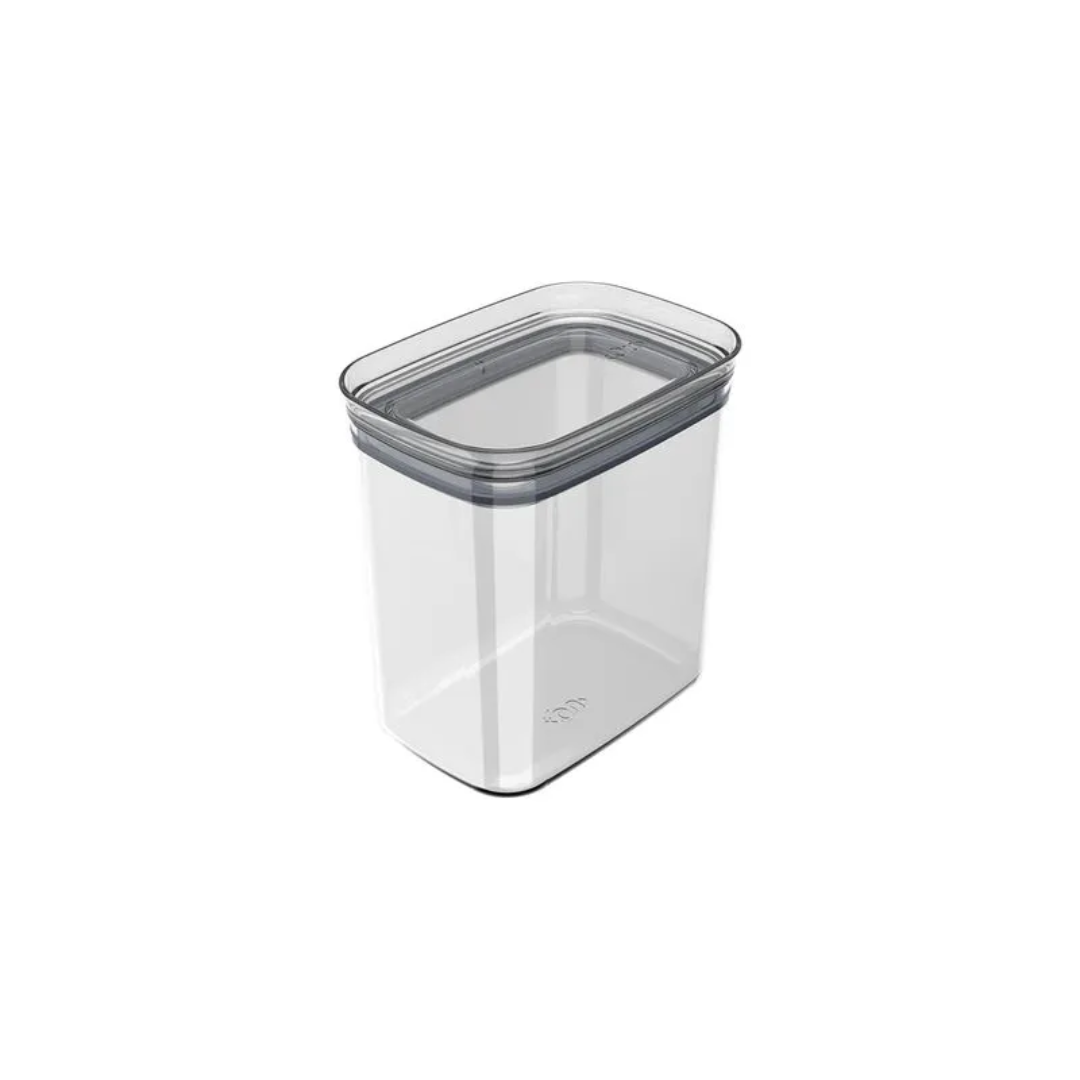 Porta Mantimento Retangular Tampa Hermética Natural Block 1,5L