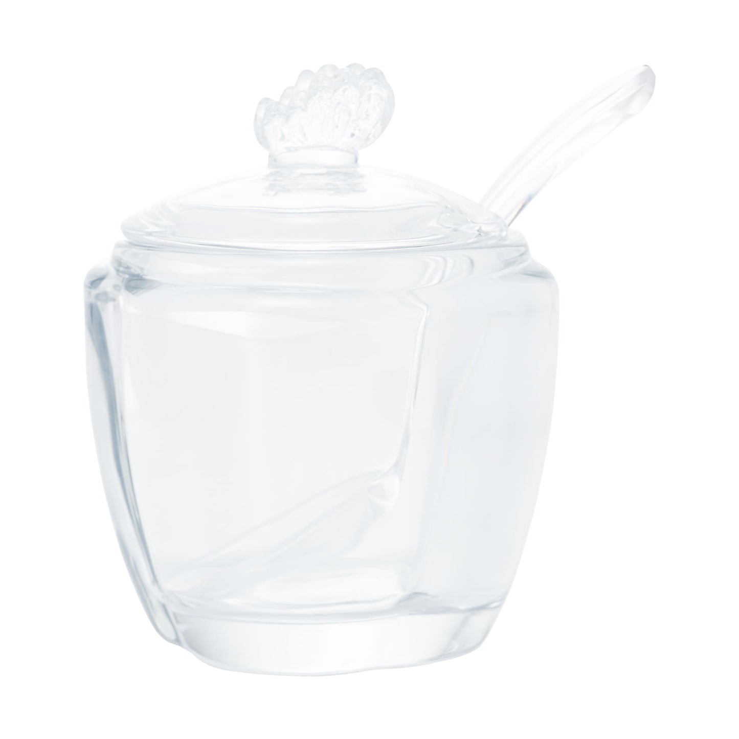 Açucareiro de Vidro com Colher Butterfly 11cm
