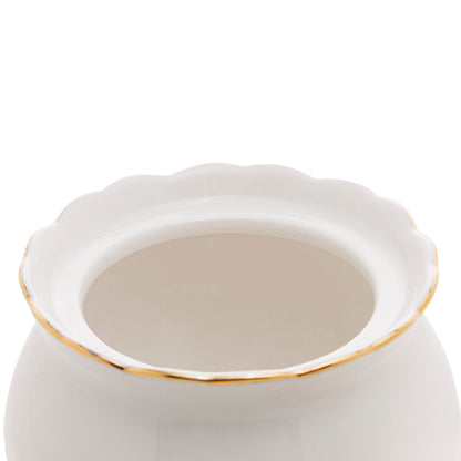 Açucareiro em Porcelana Birds Branco 300ml