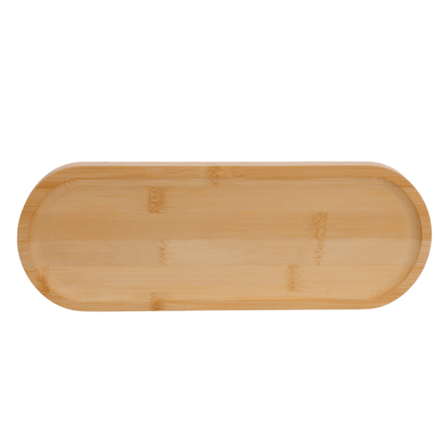 Bandeja Oval em Bambu 34cm