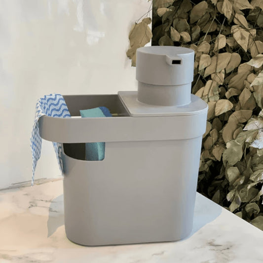 Dispenser de Detergente e Organizador Trium Chumbo 650ml
