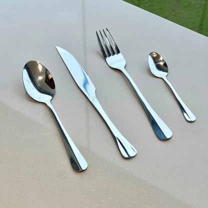 Faqueiro Positano Aço Inox 24 peças