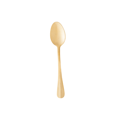 Jogo 6 Colheres de Chá Positano Dourado 13cm