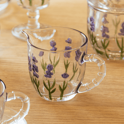 Leiteira de Cristal Lavanda 240ml