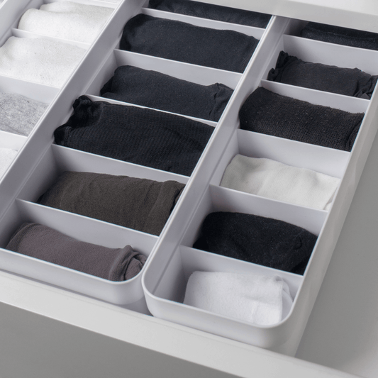 Organizador Colmeia Logic Branco P 35cm x 10cm
