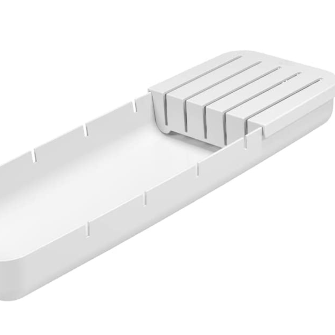 Organizador de Facas Perfect Branco 35cm