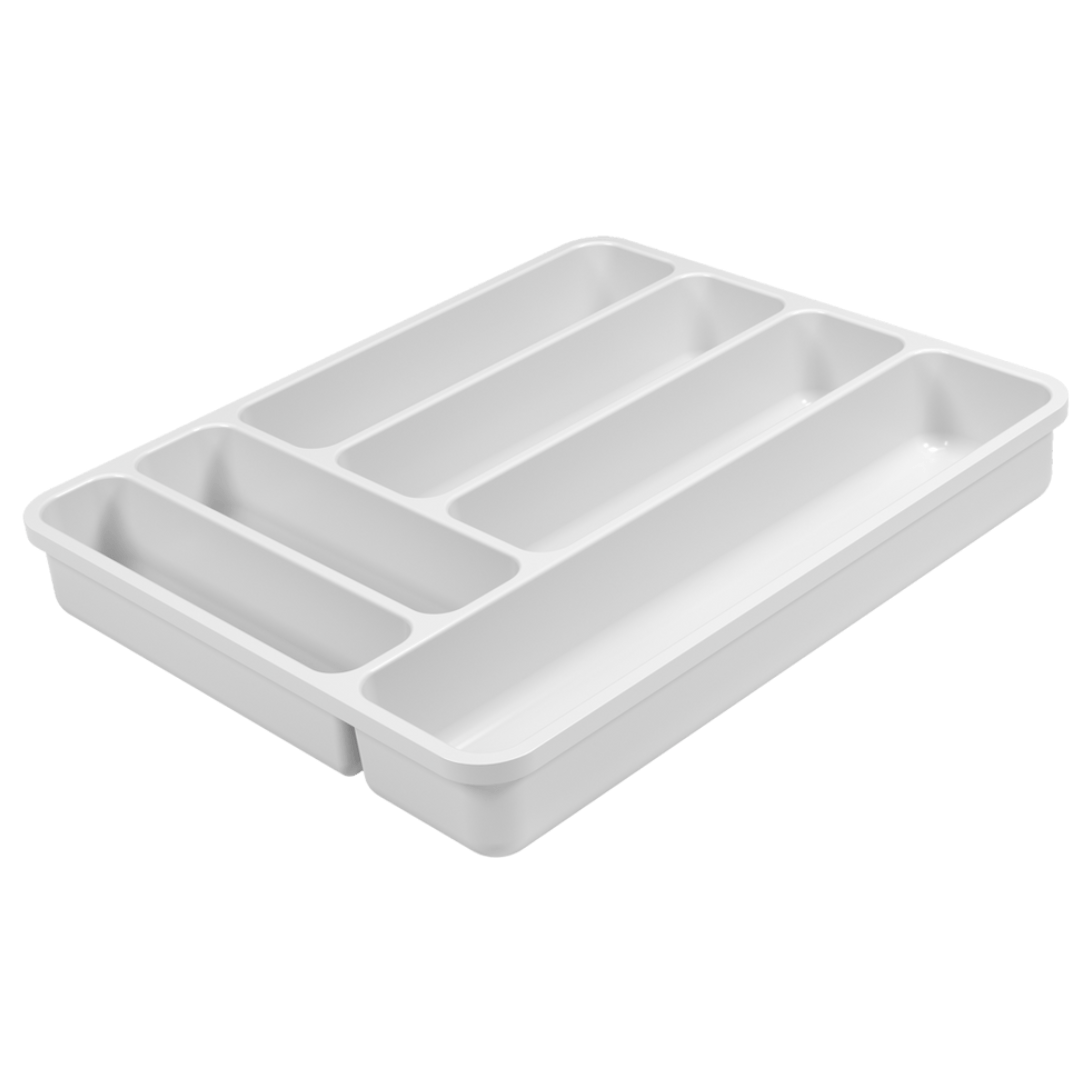 Organizador de Talheres Perfect Branco 35,9cm