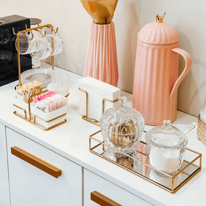 Porta Guardanapos Rose Gold