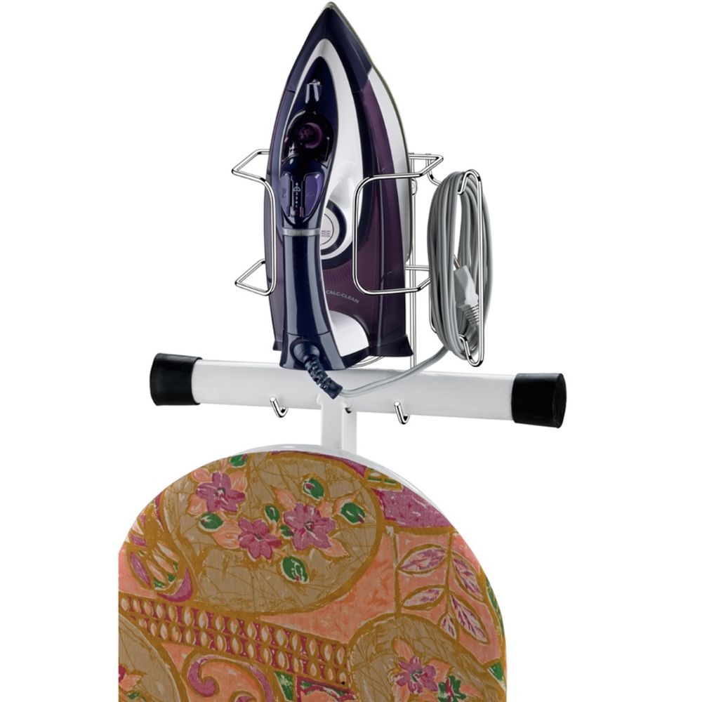 Suporte para Ferro/Tábua de Passar Roupa Cromado