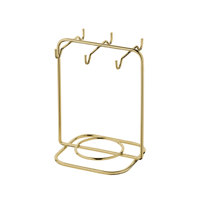 Suporte Porta Pires Maior e Xicara de Cha Dourado