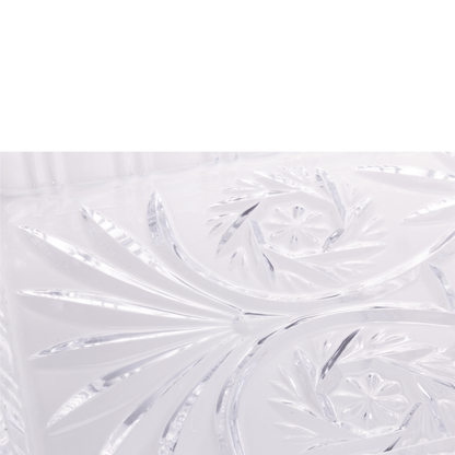 Travessa com Pé de Cristal de Chumbo Dragon 34cm