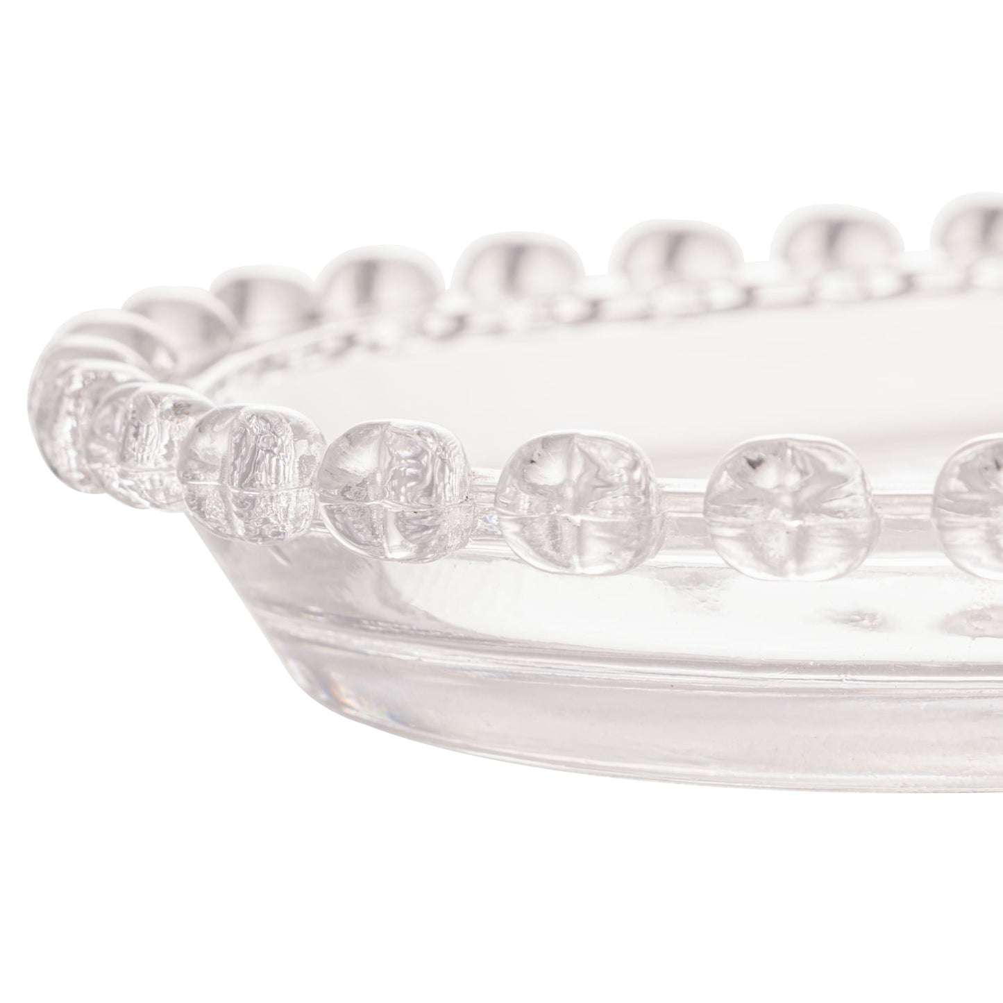 Travessa Oval Cristal de Chumbo Coração 25cm